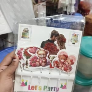 Couple Theme Cake Topper