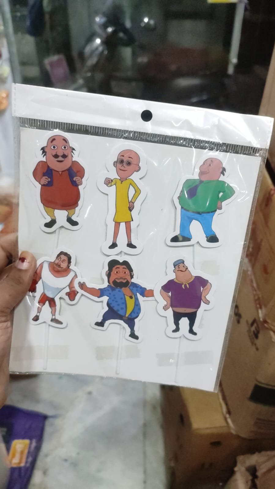 Motu Patlu Theme Cake Topper