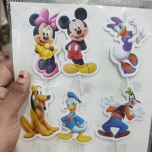 Micky Mouse Theme Cake Topper