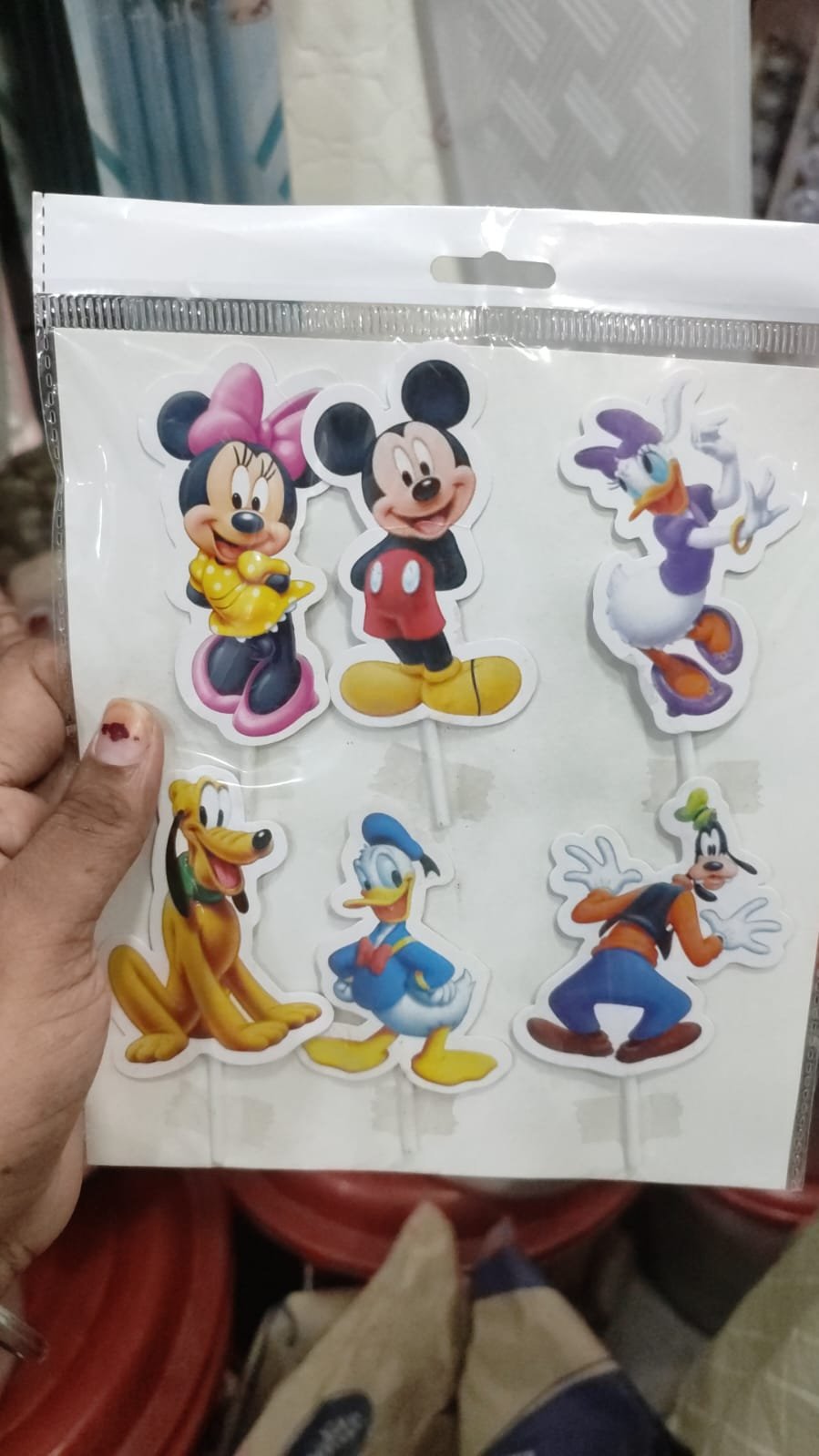 Micky Mouse Theme Cake Topper