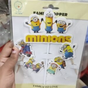 Minion Theme Cake Topper