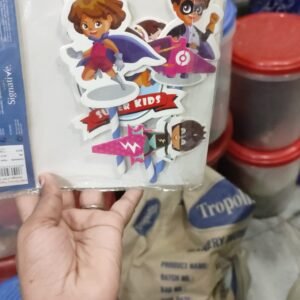 Super Hero Theme Cake Topper