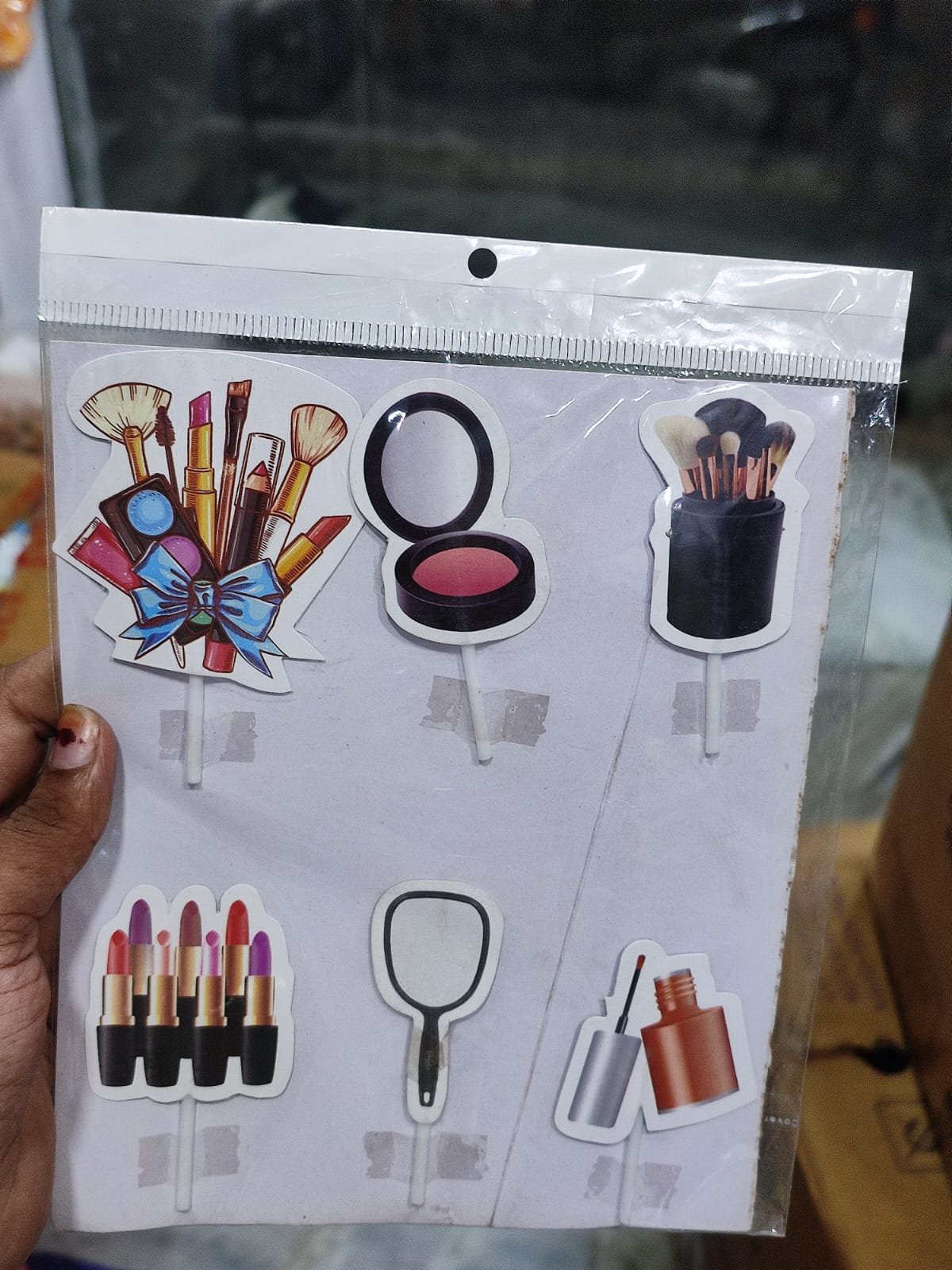 Make up Theme Cake Topper