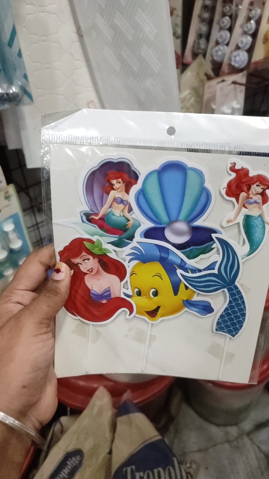 Mermaid Theme Cake Topper