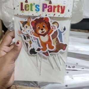 10pcs Animal Theme Cake Topper