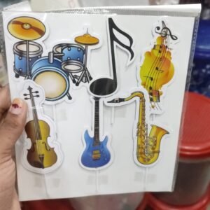 Music Theme Cake Topper