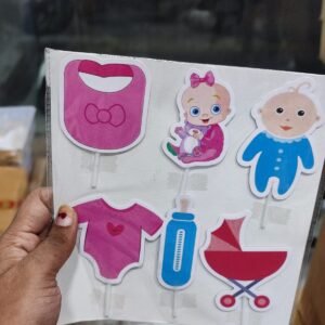 Baby Shower Theme Cake Topper