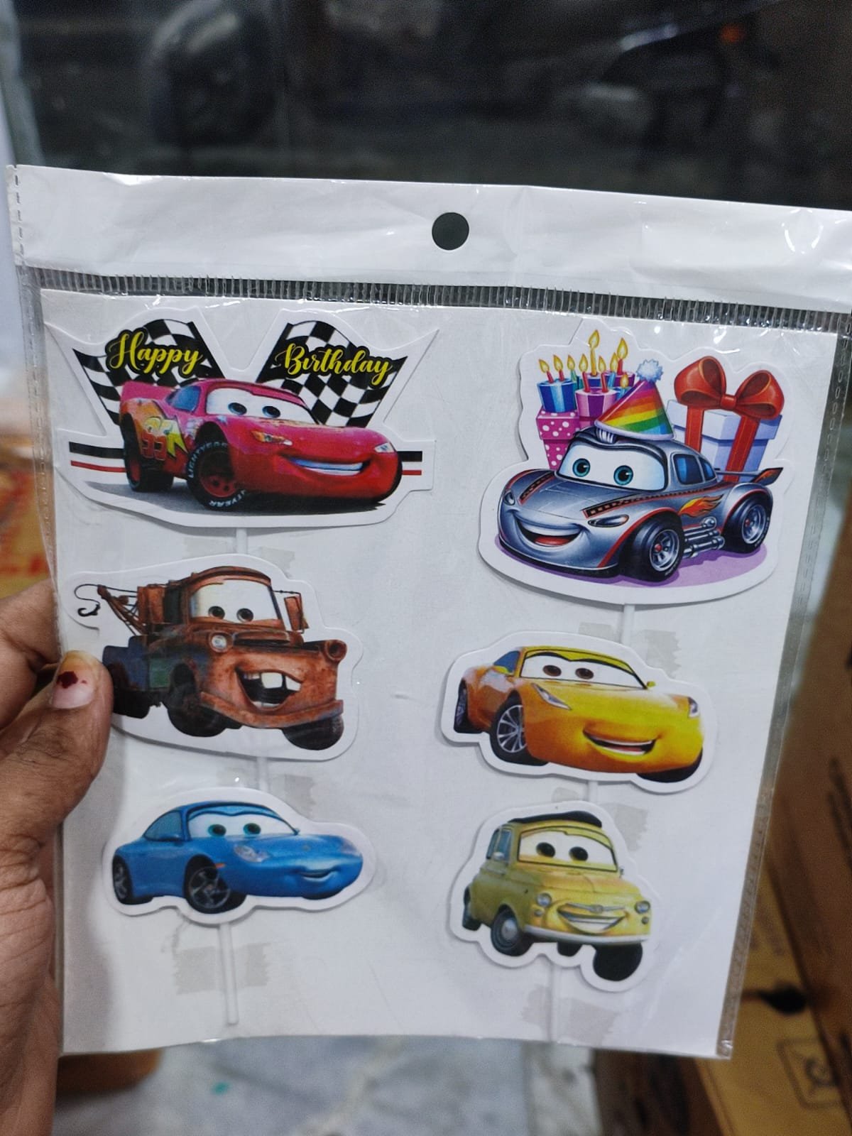 Car Theme Cake Topper