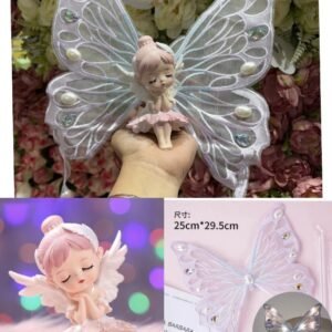 Angel Doll with Butterfly  Material Ceramic