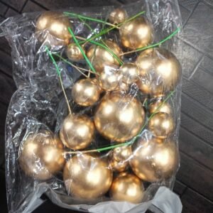 20pcs Golden Faux Ball