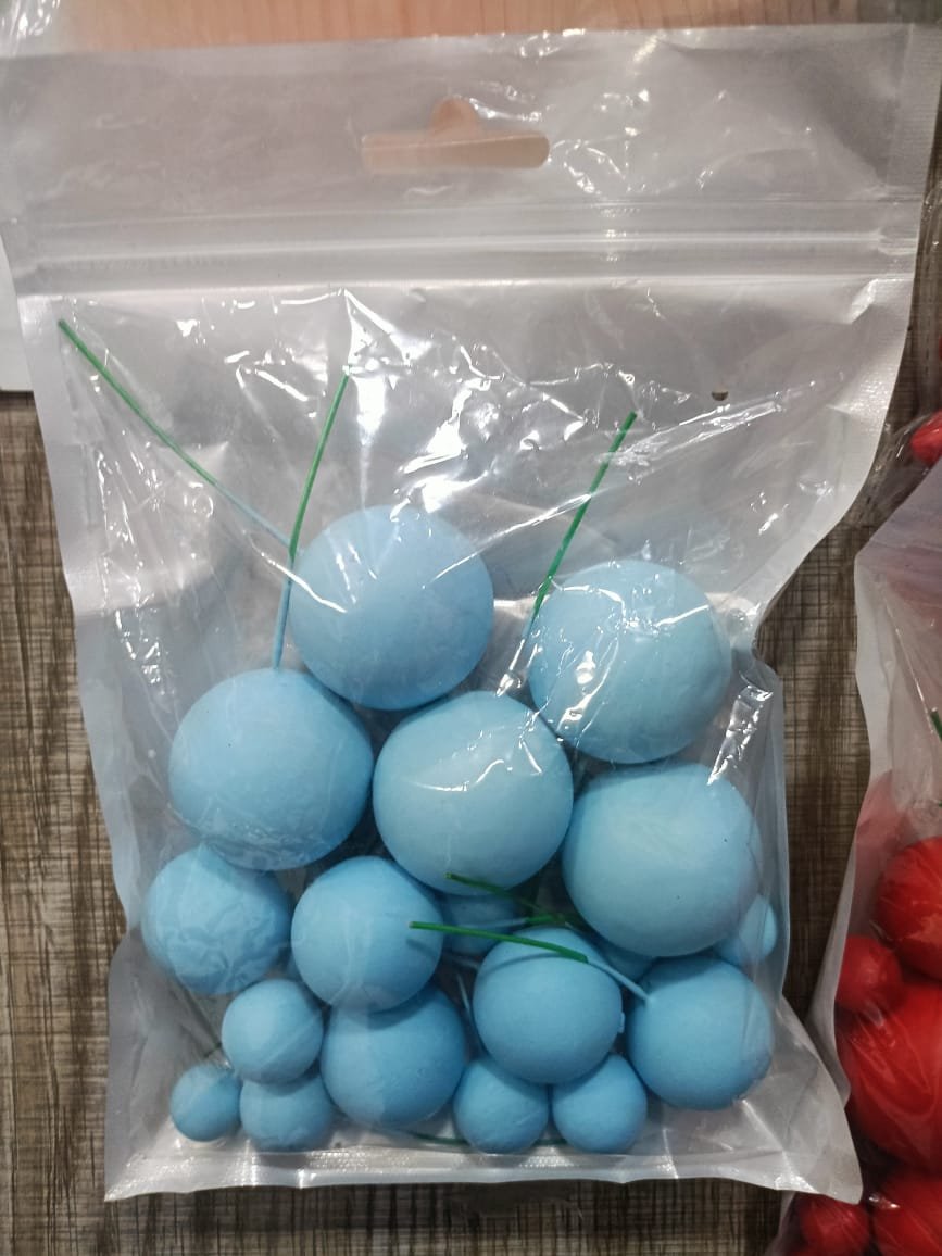 20pcs Matt Sky Blue Ball