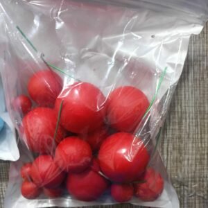 20pcs Matt Red Faux Ball