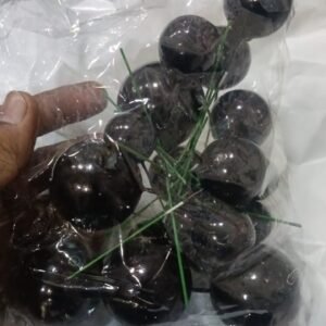 20pcs Shine Black Faux Ball