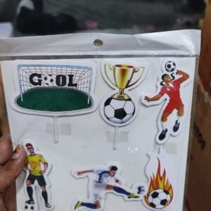 Football Theme Cake Topper Set