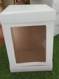 ITC WHITE TIER WINDOW CAKE BOX