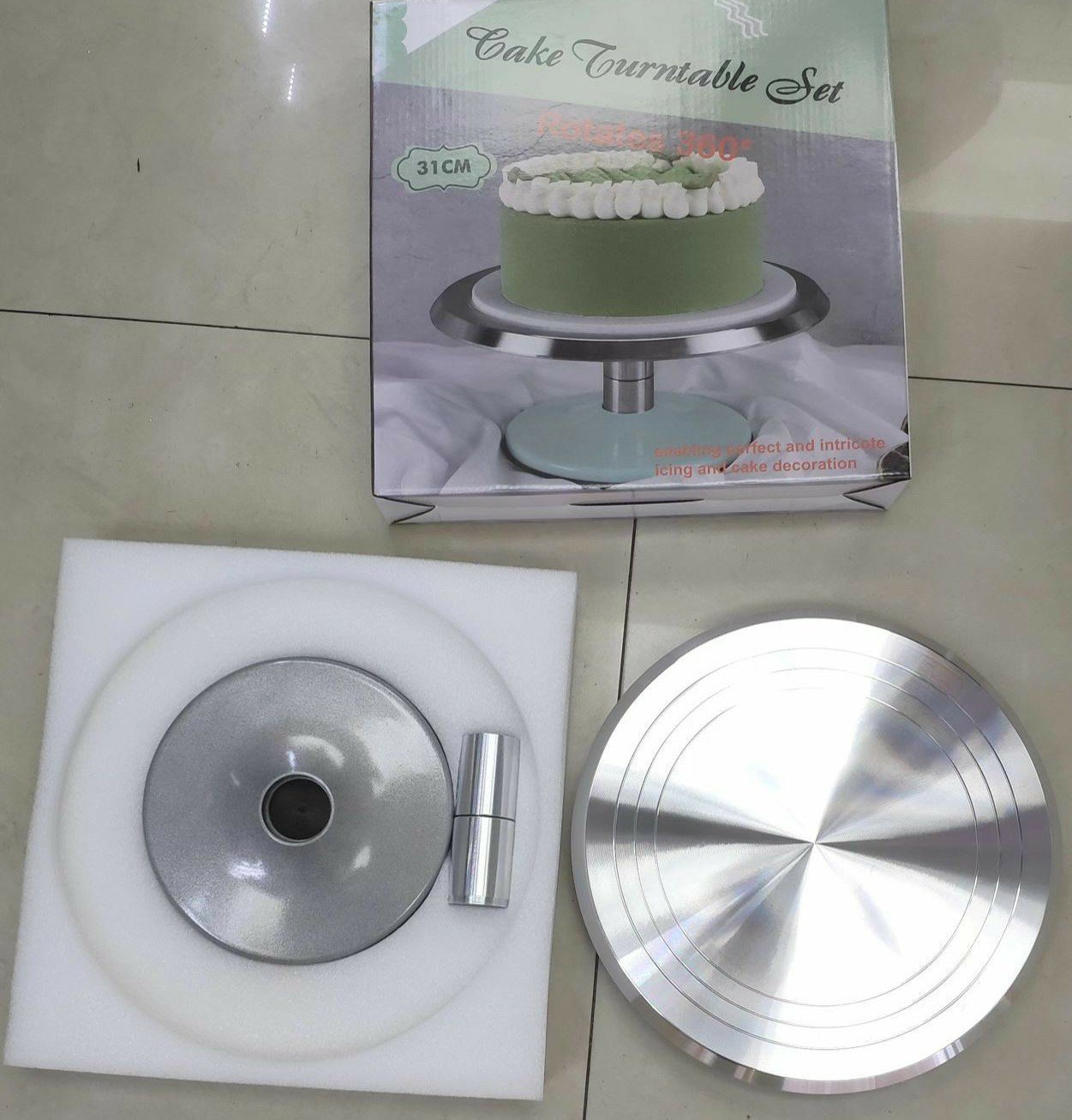 12inch Imported Alumimiun Turn Table Hard Top Metal